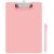 Fulmoon 1 Sets Pink Plastic Clipboards Include 1 Pcs Black Ink Pink Pens Lightweight Standard A4 Letter Size Office Clip Board with Pen Holder Low Profile for Back to School Nurse Teacher 12 x 8.58