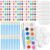 Fulmoon 48 Pcs/12 Set Mini Paint Set for Kids Bulk, Back to School 12 Colors Washable Painting Kit with Brushes and Palettes, Arts Crafts Party Favors for Classroom DIY Painting (Vivid Color)