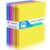 Fulmoon 6 Pack Plastic 3 Ring Binder Assorted Colors Economy Flexible Round Ring Presentation Binders with Pocket for Office School Meeting(0.5 Inch,Neon Colors)