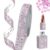 FULZTEY Pink Rhinestone Roll Sticker 1.8 CM Crystal Ribbon Self Adhesive