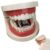 Fun Denture-Shaped Stapler, Funny Teeth Shaped Mini Desktop Office Stapler