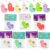 Funeta Valentines Day Gifts for Kids, 30 Pack with Llama Pop It Toys, Valentines Day Cards for kids School Classroom Exchange, Party Favor Toys
