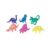 Fun Express Pearlized Squishy Dinosaurs 48 Pack – Squishy Fidget Toys Bulk Set for Kids | Squeeze Toys Sensory Fidgets for Classroom Prizes, Treasure Box & Birthday Party Favors | Dinosaur Toys 3-5
