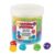 Fun Express Pom Poms for Crafts, Rainbow Assorted Colors