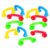 Fun Express Read to Self Auditory Feedback Whisper Phones for Kids, 12 Pack – Speech Therapy Teaching Aide – Accelerate Reading Fluency (Yellow Blue Red Green)