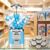 Fun Gumball Machine for Kids – Includes 100 Empty Capsules & 30 Tokens(Light Blue)
