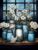 Fun Jigsaw Puzzle 1000 Pieces for Adults 5D by Number Flowers in Jars Diamond Art Full Round Drill Crystal Rhinestone Embroidery Craft Kits Kits 29.5 x 20 in