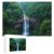 Fun Jigsaw Puzzle 1000 Pieces for Adults Aerial View of A Waterfall in Forest Waterfall Poster Tropical Landscape in The Jungl for Toddler Learning Educational Puzzles 29.5 x 20 in