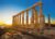 Fun Jigsaw Puzzle 1000 Pieces for Adults Temple Poseidon at Sounion Greece for Toddler Learning Educational 29.5 x 20 in