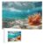 Fun Jigsaw Puzzle 1000 Pieces for Adults Vibrant Sea Anemone On Ocean Floor Sunlight Filtering Through Water for Toddler Learning Educational 29.5 x 20 in
