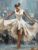 Fun Jigsaw Puzzle 1000 Pieces for Adults White Dress Ballerina Dancing Wood Puzzles Art Painting by Number Kits for Beginners Gems for Wall Decor 29.5 x 20 in
