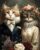 Fun Jigsaw Puzzle 500 Pieces for Adults Cat Painting By Numbers A Cat Couple Paint By Number Kit, Flowers Paint By Numbers Frameless Paints By Number for Gift Home Wall Decor 20.5 x 15 in