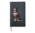 Funny Bernedoodle Dad Art For Men Boys Dad Bernedoodle Owner Hardcover Journal, Black