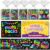 FUNNYB&G 240 PCS Rainbow Scratch Paper Art Kit for Kids, Birthday Party Favors Goodie Bags Stuffers for Kids, Bulk Classroom Gifts Scratch Mini Notes for Girls Boys Ages 4-12