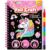 FUNNYB&G Foil Art Craft Kit for Girls 4-10 Years Old: Mess-Free & No-Glue, Create 16 Sparkly Unicorns Pictures – Perfect Travel Toy & Birthday Gift for Kids（Unicorns）