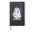 Funny Boo Boo Crew Ghost Nurse Paramedic Halloween Party Hardcover Journal, Black