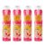 Funny Bubble Kids Strawberry 3-in-1 Body Wash, 3.5oz, 4-Pack