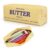 Funny Butter Sticks Soft Pencil Case Pouch College School Supplies, Pencil Box with Zipper for Teen Girls Boys Women Men Adults, Pen Bag Back to School Essentials Stationary Gift for Student Teacher
