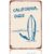 Funny California Dude Surfboard Metal Signs Wall Decor for Home 8×12 inch