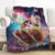 Funny Cat Blanket 50″x60″ Food Taco Kawaii Cute Kitty Animal Galaxy Space Throw Blankets, Lightweight Soft Cozy Flannel Blanket Christmas Birthday Gifts for Kids Couch Sofa Bed Stuff Bedroom Decor
