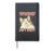 Funny Cat Mental Health Undiagnosed ADHD Autism Sad Weird Hardcover Journal, Black