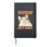 Funny Cat Undiagnosed Crazy Weird Sad Meme Themed Hardcover Journal, Black