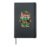 Funny Christmas Humor Sassy Elf Kids Teens Girls Women Gifts Hardcover Journal, Black