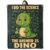 Funny Dinosaur Science Blanket, Cute Dino and Chemical Formula Flannel Blankets Gifts for Boys Girls Kids, Warm Cozy Soft Throw for Couch, Dorm, Bed, Bedroom, Cabin, Laboratory Decor 50×60 in