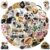 Funny Dog Meme Stickers, 50Pcs Cute Dog Puppy Decals Waterproof Vinyl Pet Sticker Pack for Laptop Water Bottle Luggage Skateboard Bumper Car, Party Supplies Decor (Cartoon Dog B)