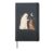 Funny Ghost german shepherd Dog Boop Halloween women men Hardcover Journal, Black