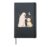 Funny Ghost Labrador Retriever Dog Boop Halloween men women Hardcover Journal, Black