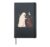 Funny Ghost Labrador Retriever Dog Boop Halloween men women Hardcover Journal, Black