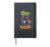 Funny Halloween Black Cat Fur-midable Hardcover Journal, Black