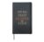 Funny Halloween Shopping Aisle Pumpkin Bats Hardcover Journal, Black
