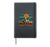 Funny Jesus Riding T-Rex Dinosaur Meme Parody for Believers Hardcover Journal, Black