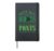 Funny Kilt Kilts St Patricks Day Irish Green Plaid Print Hardcover Journal, Black