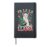Funny Llama Eating Christmas Tree Fala Lala Hardcover Journal, Black