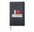 Funny Music Art For Men Women Musical Note Gag Music Lover Hardcover Journal, Black