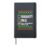 Funny Naughty Nice On A Government Watch List Christmas Xmas Hardcover Journal, Black