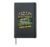 Funny Renewable Energy Wind Turbine Environmental Awareness Hardcover Journal, Black