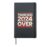 Funny Thank God 2024 Is Over Celebration Happy New Year Gift Hardcover Journal, Black