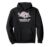 Funny Tired Raccoon with Mahjong Tile Graphic Pullover Hoodie