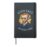 Funny Vincent Van Gogh Hard Or Go Home Artist Humor Pun Hardcover Journal, Black