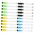 FUNOMOCYA 40pcs Water-based Erasable Whiteboard Markers with Brush Eraser for Glass Board and Plastic Sign, Portable and Wipeable Markers for Classroom and Office Use