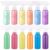 FunooFuno 6 Pack DIY Sidewalk Chalk Kit for Kids Non Toxic Paint Washable Powdered Chalks with Plastic Sprayer Bottle Mix in Water 6 Vibrant Colors for Creative Sidewalk and Chalkboard Fun