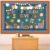 Funrous Boho Math Bulletin Board Set Math Signs Classroom Decorations Mathematics Symbols Paper Cutouts with Borders for Educational Elementary Middle Back to School Teacher Helper Office Supplies