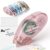 FUNSKY 4 Pack Double Sided Tape Roller for Crafts, 26 Ft x 0.31 in Glue Tape Runner, Scrapbook Tape with 200 Pcs Strong Glue Dots for Scrapbooking Journaling School Office Supplies