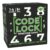 Fun Squared Games Code Lock NINECODE Game, Fast-Paced Code-Breaking Decoding Game, 40 Puzzles, 4 Difficulty Levels, for 1-4 Players, Ages 8+
