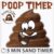 Funwares Poop Timer, 5-Minute Bathroom Hourglass, Funny Gag Gift for Dad