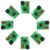 FUOYLOO 8 Sets Electronic Soldering Practice Kit with Oscillator Design and PCB Sheet for Beginners and Hobbyists DIY Soldering Skill Training Kit for Electronics Study and Learning